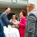 Man and Woman shaking hands