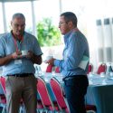 People talking and having coffee